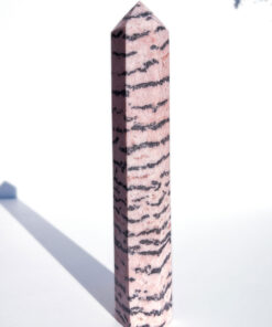 Pink Zebra Jasper tower