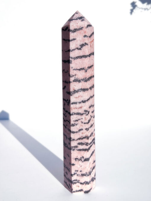 Pink Zebra Jasper tower