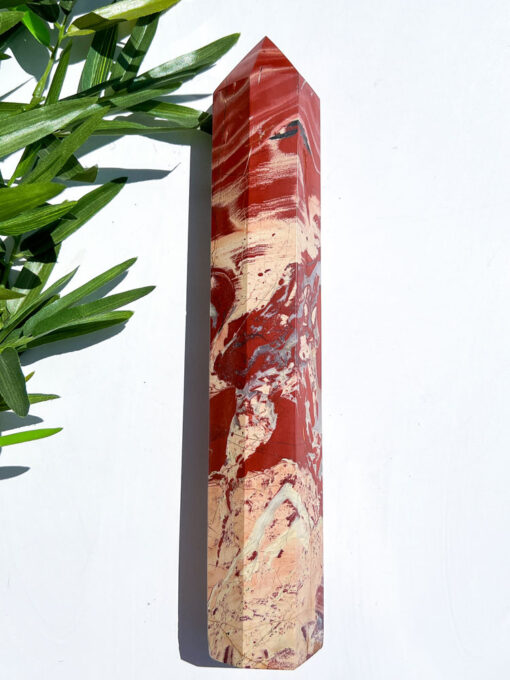 large Red Jasper tower