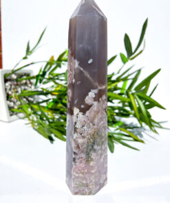 Large Flower Agate tower