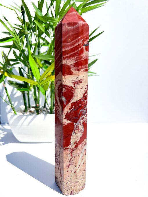 large Red Jasper tower