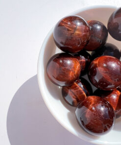 Red Tigers Eye Sphere