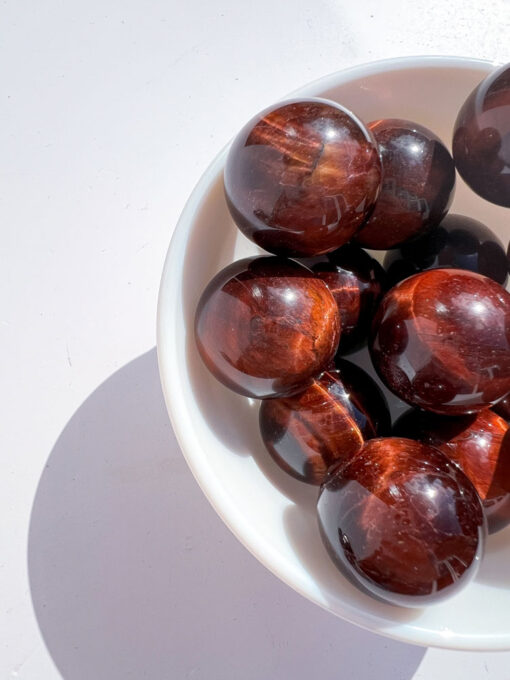 Red Tigers Eye Sphere