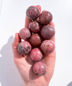 Rhodonite sphere