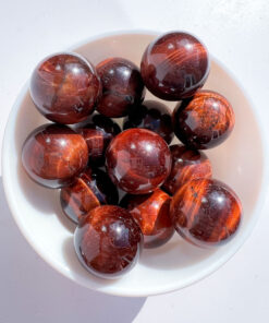 Red Tigers Eye Sphere