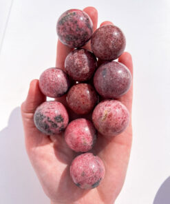 Rhodonite sphere