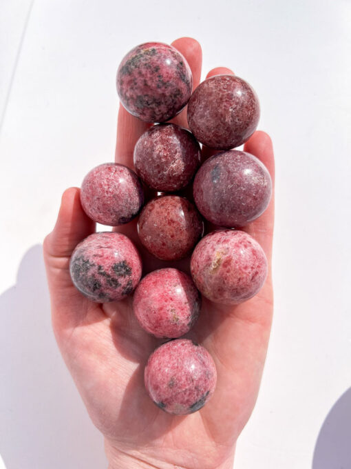 Rhodonite sphere