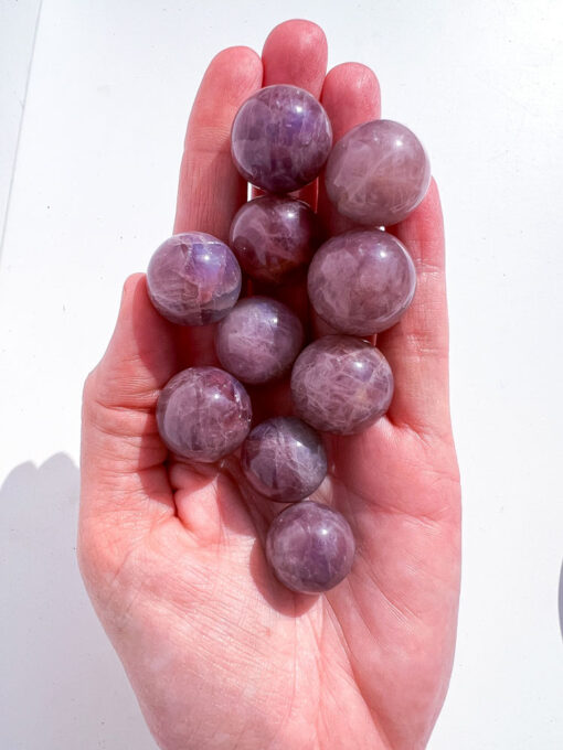 Lavender Rose Quartz sphere