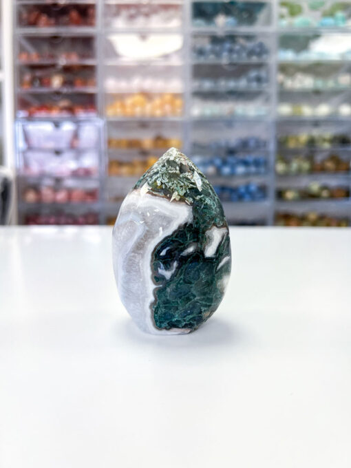 Moss Agate Flame