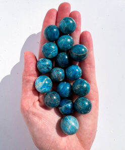 small Blue Apatite sphere