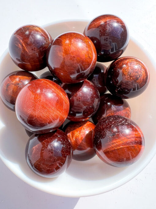 Red Tigers Eye Sphere