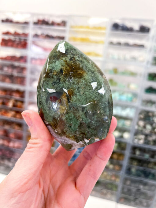 Moss Agate Flame