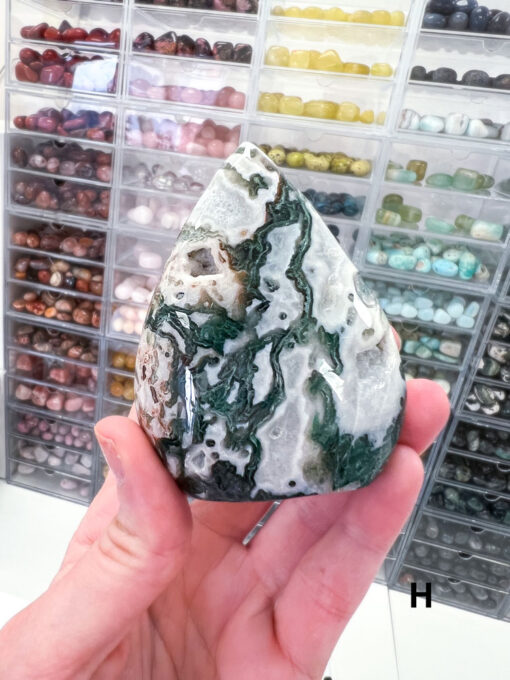 Moss Agate Flame