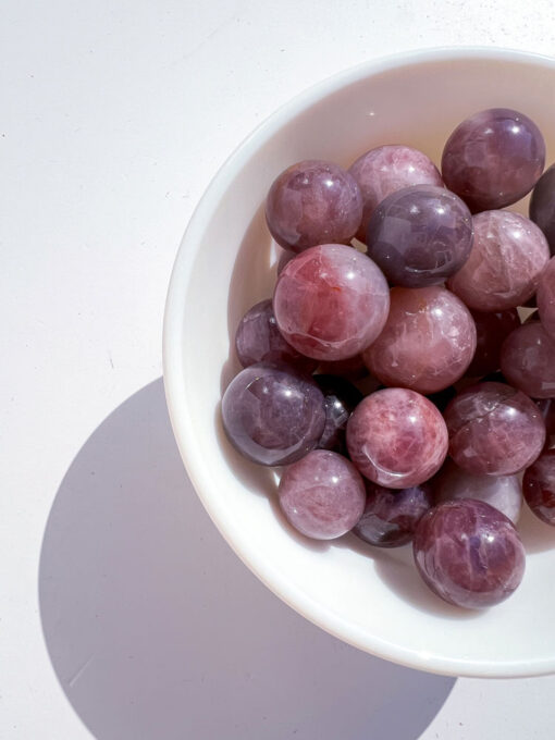 Lavender Rose Quartz sphere