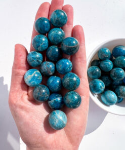 small Blue Apatite sphere