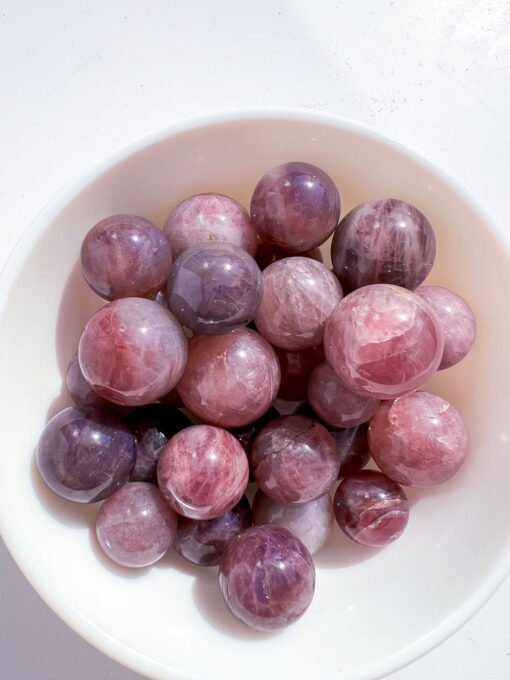 Lavender Rose Quartz sphere