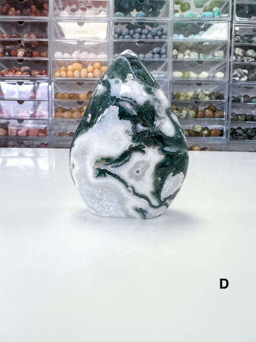 Moss Agate Flame | D