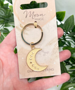 moon phase keyring