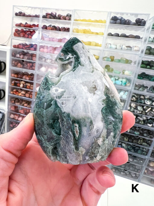 Moss Agate Flame