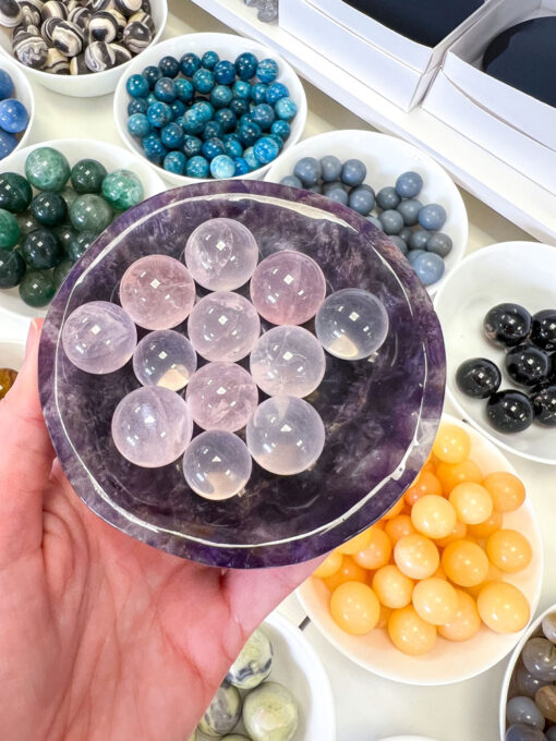 Dream Amethyst round bowl