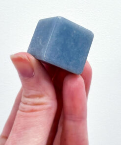 Angelite cube