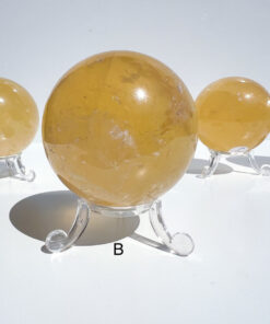 Honey Calcite sphere