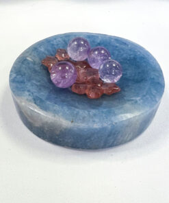 Blue Calcite Round Bowl