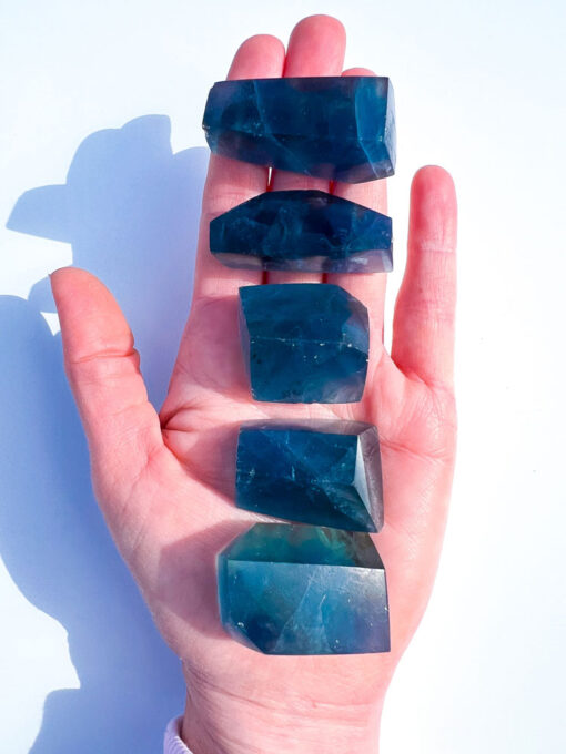 Blue Fluorite freeform