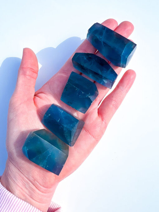 Blue Fluorite freeform