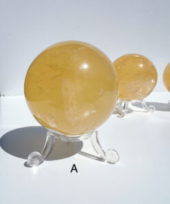 Honey Calcite sphere