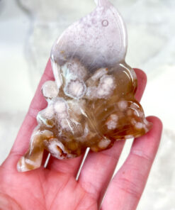 Flower Agate Fairy Carving