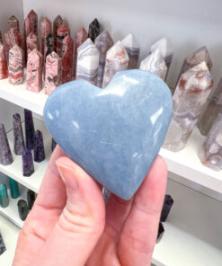 Angelite heart