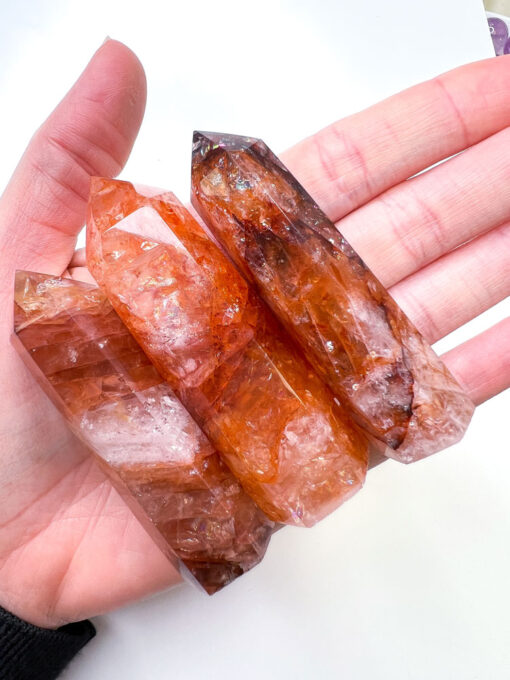 Fire Quartz point