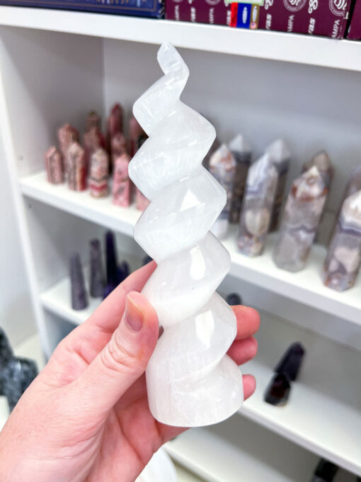 Selenite spiral tower