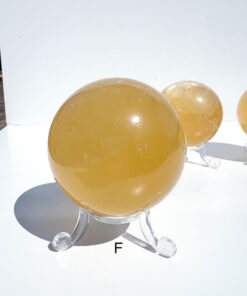 Honey Calcite sphere