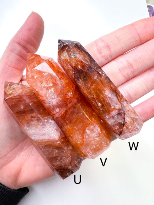 Fire Quartz point