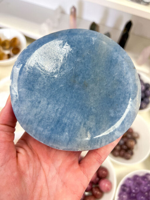 Blue Calcite Round Bowl