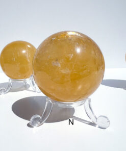 Honey Calcite sphere