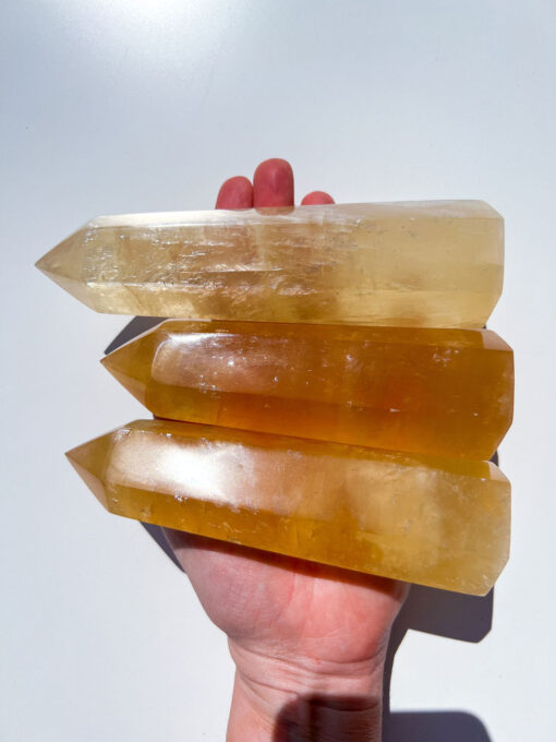 Honey Calcite tower