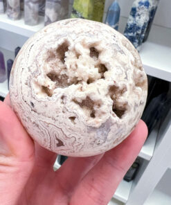 druzy Crazy Lace Agate sphere