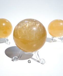 Honey Calcite sphere