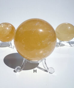 Honey Calcite sphere