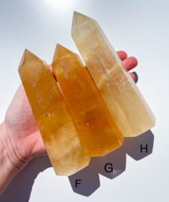 Honey Calcite tower