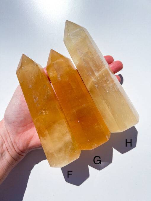 Honey Calcite tower