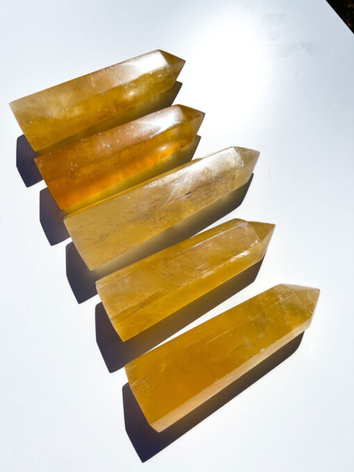 Honey Calcite tower