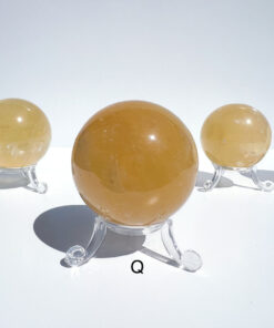 Honey Calcite sphere