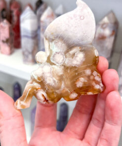 Flower Agate Fairy Carving