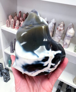 Orca Agate flame