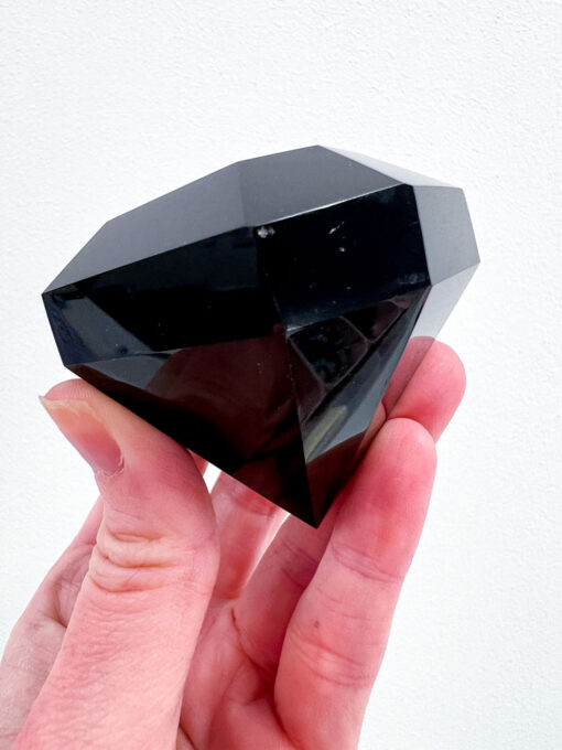 Black Obsidian polished point