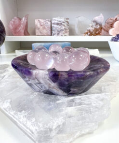 Dream Amethyst round bowl